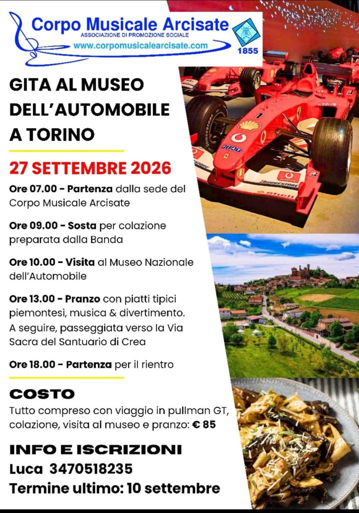 Vieni in gita con noi!!!